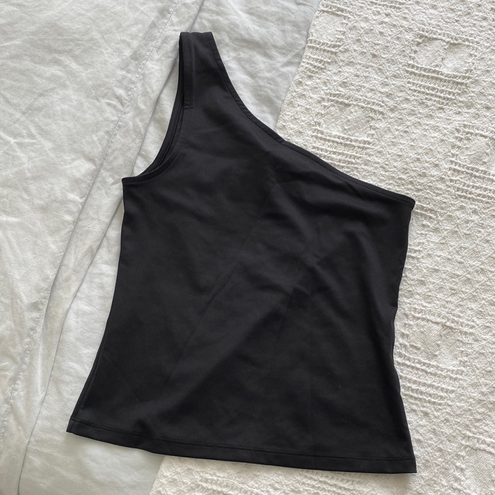 Black tank top